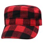 Buffalo Plaid Fatigue Cap