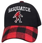 Sasquatch Buffalo Plaid Cap