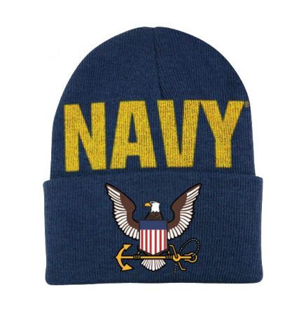 Cuffed Beanie, Navy