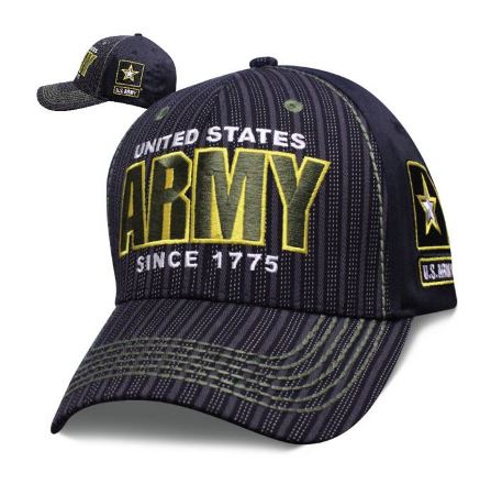 Double Pinstriped Army Cap