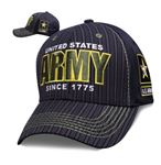Double Pinstriped Army Cap