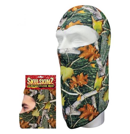 SkulSkinz Fleece Mask, Hunting Camp Camo