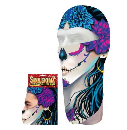 SkulSkinz Fleece Mask, Sugar Skull