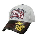 Heather Leather Marines Cap