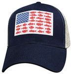 Iconic Flag Cap, Navy & White, Freshwater