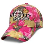 Shoot Like A Girl Pink Cap