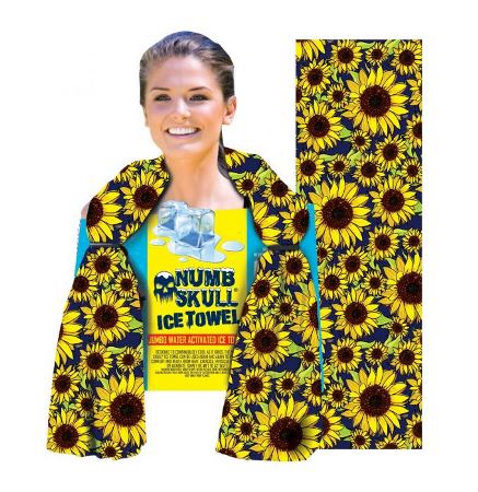 Numb Skull Ice Towel, Sunflower Power