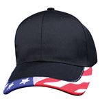 Patriotic Part Flag Part Black Cap