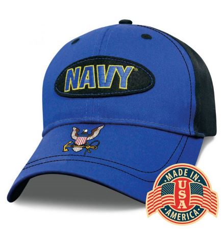 Second Line Patch U.S.A. Navy Cap