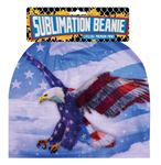 Patriotic Beanie, USA Eagle in The Sky