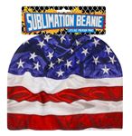 Patriotic Beanie, USA Flag Stars N Stripes