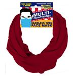 Seemless Face Mask, Burgundy