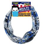 Seemless Face Mask, Digital Camo Blue