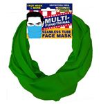 Seemless Face Mask, Kelly Green