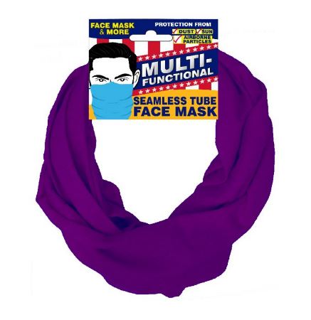 Seemless Face Mask, Purple