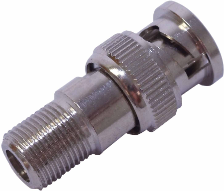 BNC Male to F Female Connector
