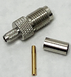 407603 Mini UHF Female Crimp Connector for RG58 Cable