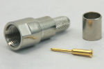 408015B FME-M Crimp Connector for RG8X and RG59 Coax Cable