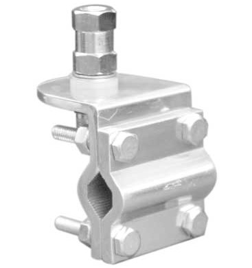 Double Groove Horizontal Heavy Duty Aluminum Antenna Mirror Mount with SO239