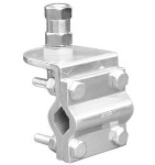 Double Groove Horizontal Heavy Duty Aluminum Antenna Mirror Mount with SO239