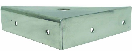 Heavy Duty Stainless Steel Pick-Up Truck Bed Corner Antenna Mounting Bracket