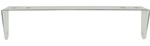 7-1/2 in Wide x 2 in Tall Chrome Single Hole CB Mounting Bracket for Cobra C29LTD, Uniden PC78 and Others