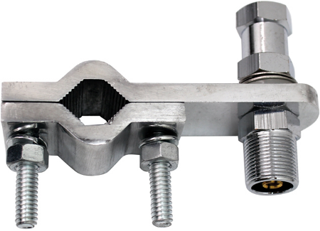 Slim Double Groove Horizontal Aluminum Mirror Antenna Mount