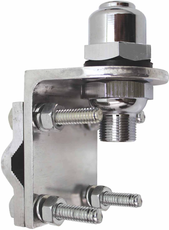 Heavy-Duty 3-Way Aluminum Antenna Mirror Mount