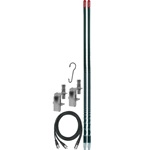 Firestik 3ft Black Dual Fiberglass Antenna and Mirror Mount Kit