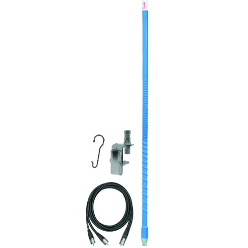 Firestik 4ft Blue Antenna Kit with Mirror Mount