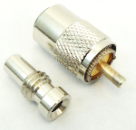 Solder-On PL259 Connector with UG175