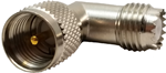 MPL08 Right Angle Mini UHF Female to Mini UHF Male