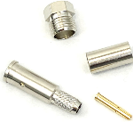 NIP58X FME-F to RG58 Coax Crimp-on Connector