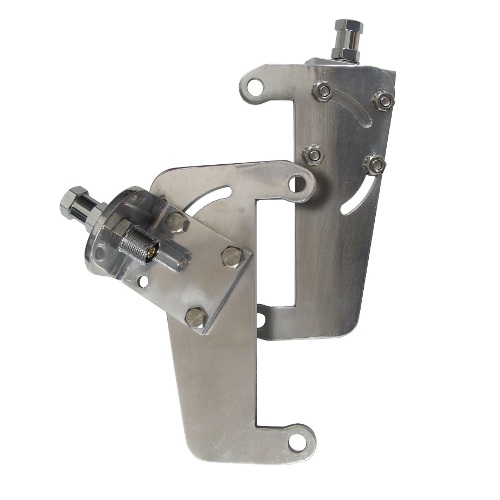 Cascadia Truck Antenna Mirror Mount with Adjustable Angle and Stud