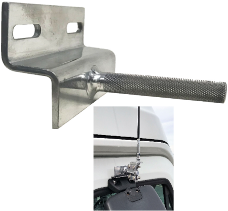 Aluminum Single Post Spot Mirror Bar Mounting Bracket