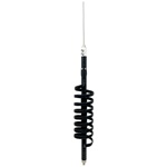 Viper1 25K Watt Black Snake Print Antenna with Glowing Eyes