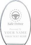 Safe Driving Acrylic Award, Paperweight