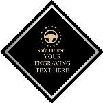 Safe Driving Award Plaque, Black Diamond