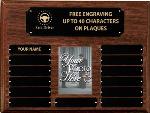 Safe Driving Award Plaque, Perpetual Walnut