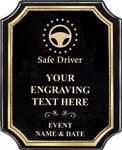 Safe Driving Award Plaque, Piano Ebony