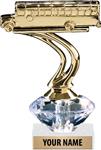 Safe Driving Trophy, Crystalline, School Bus