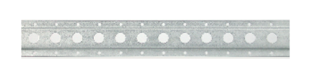10 Horizontal Series F Logistic Tracks Galvanized 10 ft Length