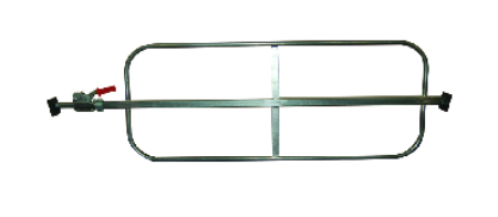 Heavy Duty One Piece Galvanized Jack Bar with Hoops