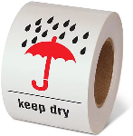 Keep Dry 6" x 4" Handling Label