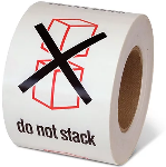 Do Not Stack 6" x 4" Handling Label