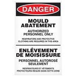 Abatement Temporary Sign, Mould