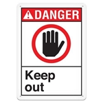 ANSI Safety Sign, Danger Keep Out