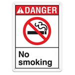 ANSI Safety Sign, Danger No Smoking