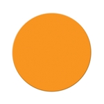 Armor Stripe Circle Shape Floor Marking, Orange