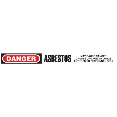 Barricade Tape, Danger Asbestos May Cause Cancer, Contractor Grade